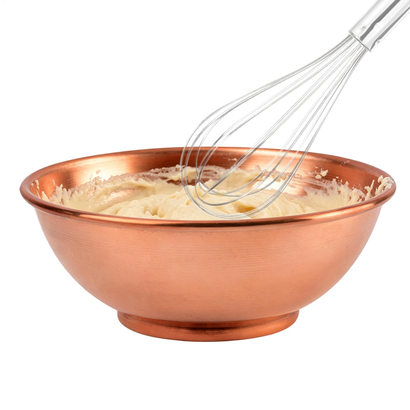 Home Cooking Recipes - 銅製ボウル 大型保存容器 サラダ用銅製皿 家庭用サービング ベーキング キッチン