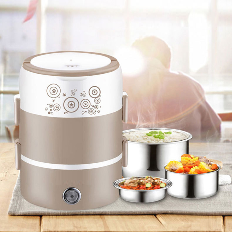 220vステンレス製電気加熱ランチボックス,オフィスおよび家 - Home Cooking Heater のレビューと価格