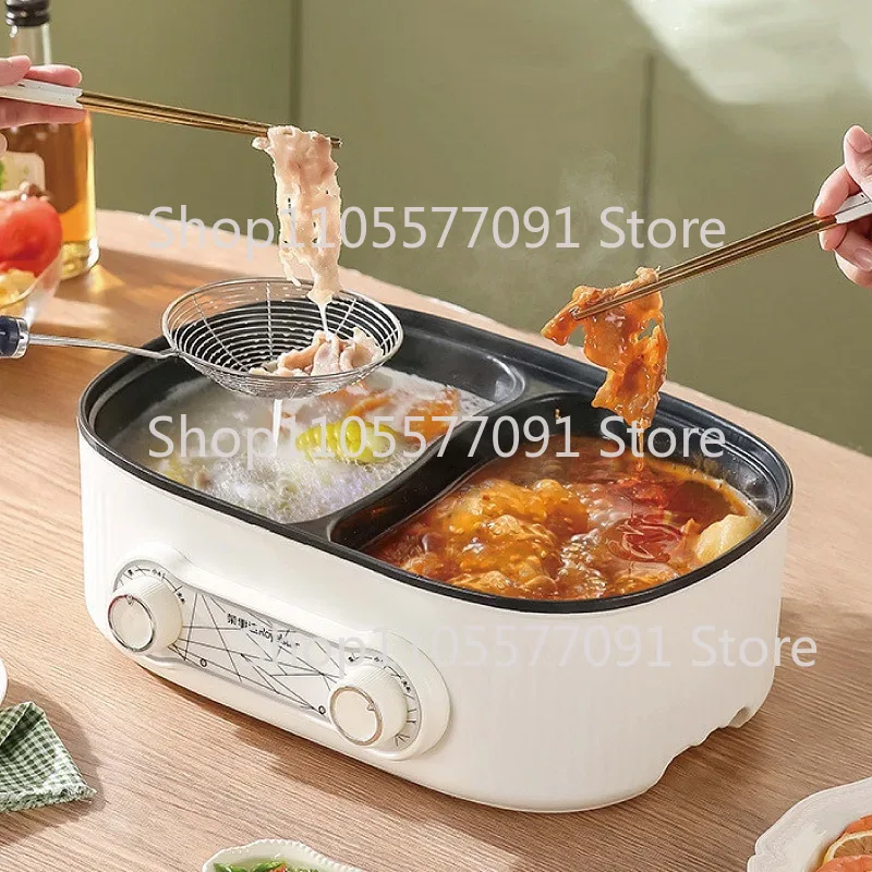 6L 電気調理鍋、家庭用、デュアル温度調節機能付き、ホットポ - Home Cooking Heater のレビューと価格