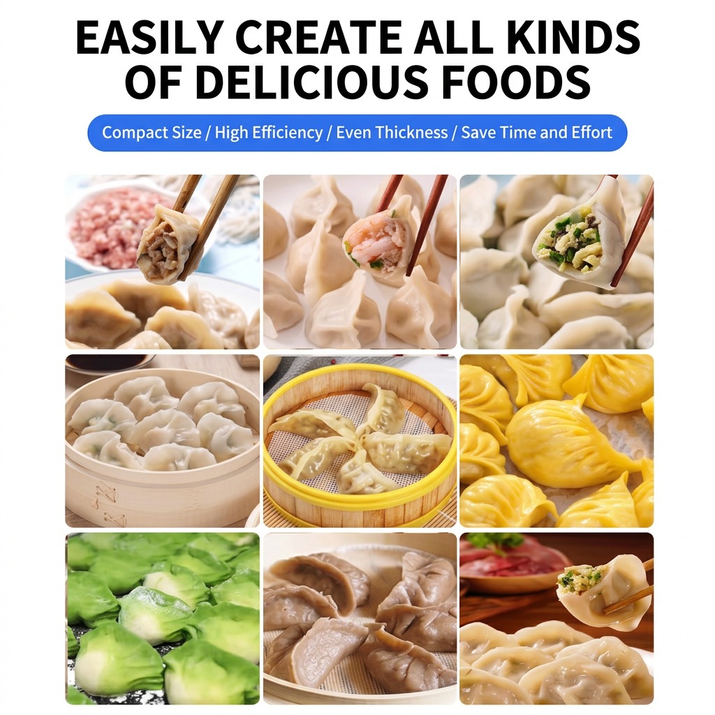 自動式餃子製造機、業務用、電気式、ステンレス製、エンパナーダ - Gyoza Dumpling Maker のレビューと価格