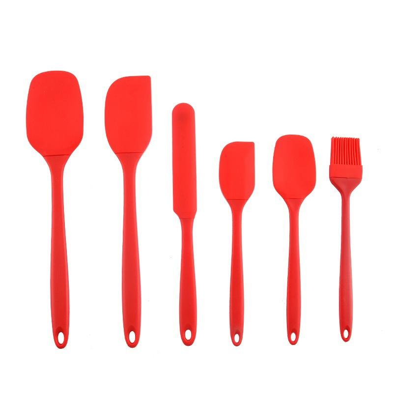 耐熱シリコン製スパチュラ6本セット。食品グレードの素材を使用 - Home Cooking Cookbook のレビューと価格